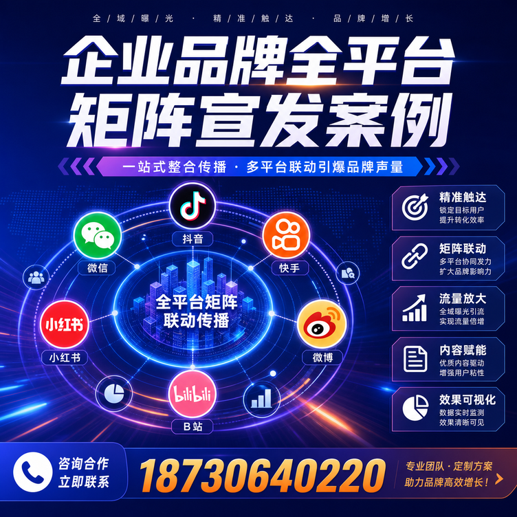 广州企业全平台自媒体品牌统一宣发落地案例